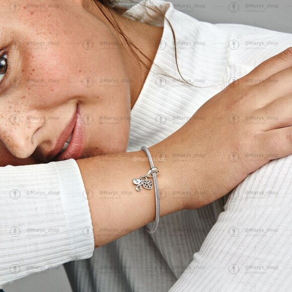 Pandora Family Infinity Triple Dangle Charm - Picture 5 of 5